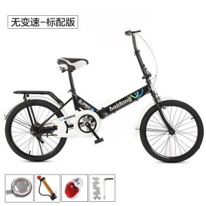 厂家直供20寸折叠自行车变速折叠车折叠车6速带减震折叠单车