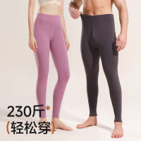 双面磨毛高腰保暖裤女内穿修身收腹加厚胖子特大码秋裤女士打底裤