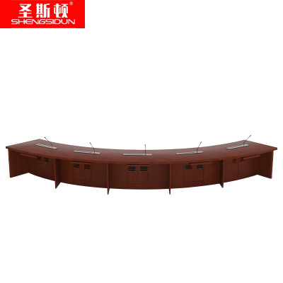 圣斯顿 多功能会议桌 S-ZG6895 6800*950*760mm 胡桃色 张