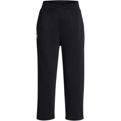 Under Armour女式运动裤轻质法绒弹性腰头交叉设计透气速干修身款