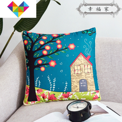 车载抱枕车用枕头被子两用冬季车内保暖毛毯汽车折叠空调被靠垫御蓝锦