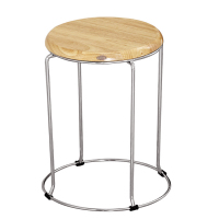 广亿隆简易办公椅圆凳子板凳便携椅子可叠放