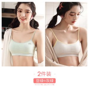 内衣女士无钢圈文胸罩抹胸式夏季薄款学生高中生少女内女衣