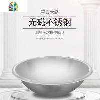 商用304不锈钢汤锅食堂加厚炒菜大锅饭店专用特大号羊肉汤锅不粘 FENGHOU 8印430(内68外75深24)