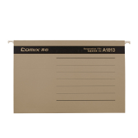 齐心 A1813 易查找吊挂夹 F/C 纸质 25个/包 灰