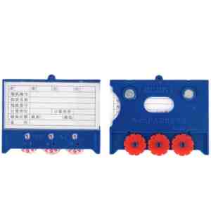 亿洛莱 双磁三轮料签 75*100mm 个