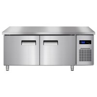 埃利斯(AILISI)1.5米冷冻不锈钢厨房工作台 商用冷柜 多功能酒店平冷冰柜 大容量奶茶店设备水吧台BD-1.5LT