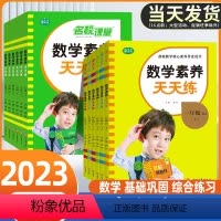 数学素养天天练 一年级下 [正版]2023年新版数学素养天天练小学一二三四五六年级下册人教版全国通用核心素养一课一练数学