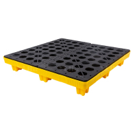 翌嘉YJ4120559防渗漏托盘危废化学品防泄漏塑料托盘 1210*1210*170
