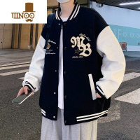 YANXU美式潮牌棒球服外套男士百搭宽松高街痞帅男款休闲夹克上衣服