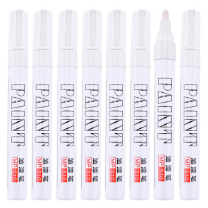 宝克(BAOKE)MP510 2mm彩色油漆笔签到笔 汽车补漆记号笔/学生美术涂鸦画笔 12支/盒 1盒