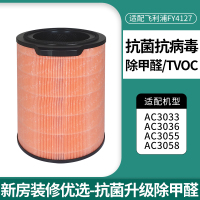 适配飞利浦空气净化器滤芯FY3140[抗病毒-除醛除霾增强版]