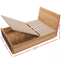 铭思沃单人床120*200*96cm张