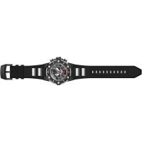 因维克塔(INVICTA)石英表表带黑银30mm折叠扣原装正品