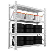 达昭 易存重型仓储货架储物架均载600kg/层 白色200*60*200cm四层主架