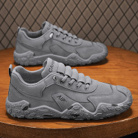 新款秋冬季男鞋高帮休闲运动鞋时尚百搭舒适防滑男士劳保潮鞋