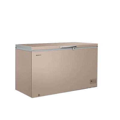 美菱金色卧式冷柜BC/BD-418DTE 418升直冷电脑控温节能顶开门设计