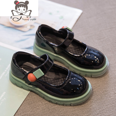可莉允女童黑色皮鞋2020夏季新款儿童软底防滑英伦风单鞋时尚公主鞋春秋皮鞋童