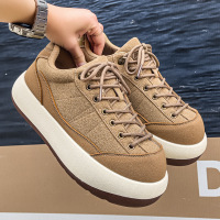 男鞋2026春季新款低帮厚底时尚潮鞋休闲百搭舒适小众板鞋增高舒适_736