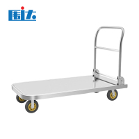 围达 不锈钢小推车 120*65-6寸静音轮 台