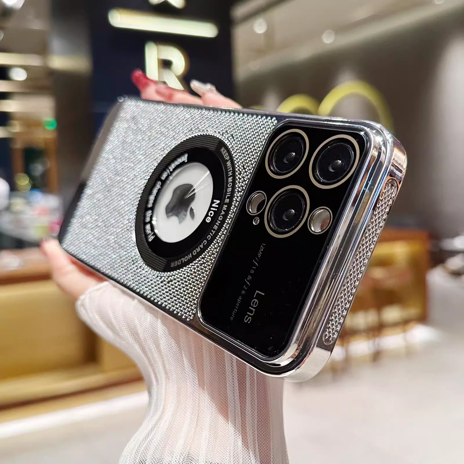 安美宝适用苹果 iphone15/14promax手机壳 iphone13/11网孔透气散热14纯色镜头全包11保护壳