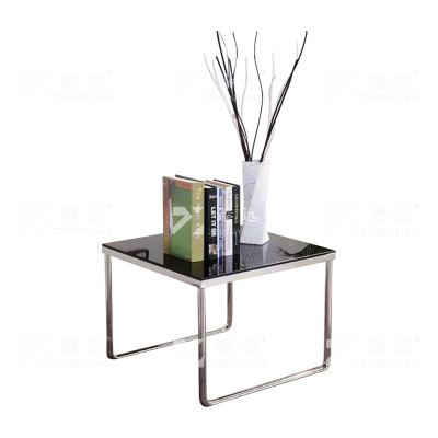 臻远 ZY4121113 玻璃茶几 长600*宽600*高450mm 单位:1张