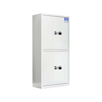 阿拉贡保密柜财务档案柜文件柜办公室资料储物柜保险柜通双节白色-国保指纹锁