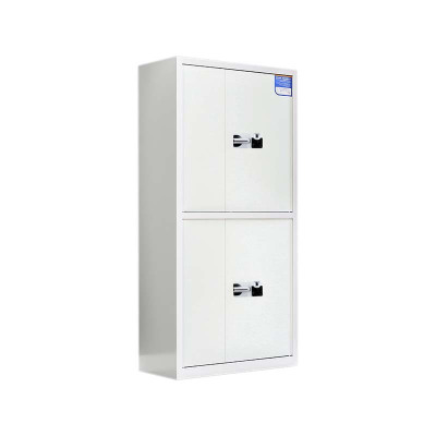阿拉贡保密柜财务档案柜文件柜办公室资料储物柜保险柜通双节白色-国保指纹锁