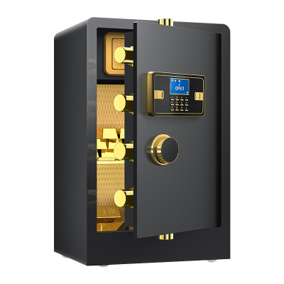 臻远ZY-NW-BXGS-46全钢实心保险柜办公防盗保险箱 高80cm黑色电子款