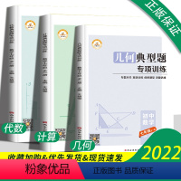 [计算+几何+代数]3本套装 国一/初中一年级 [正版]2022初中初一数学专项训练上下册计算几何代数典型必刷题 国一数