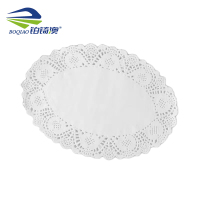 铂锜澳 椭圆花底纸100张/包/6.5*9cm