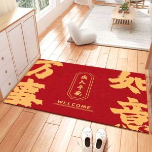 50x80cm欢迎光临门垫店铺门口入户地垫酒店防滑迎宾地毯出入平安