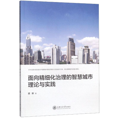 醉染图书面向精细化治理的智慧城市理论与实践9787313221360