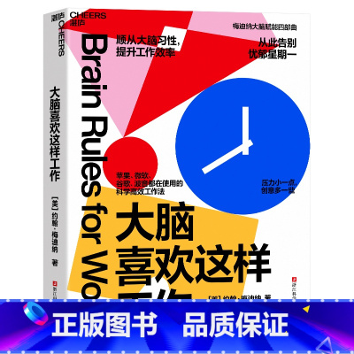 [正版]大脑喜欢这样工作 约翰·梅迪纳 科学高效工作法 顺从大脑习性,提升工作效率