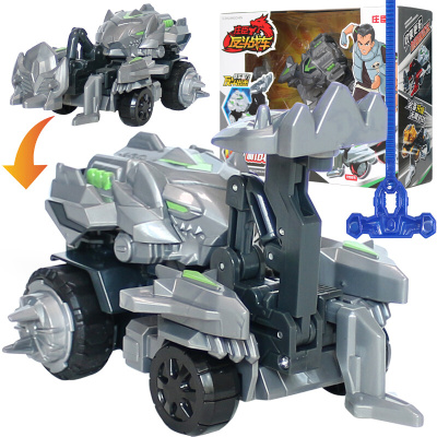 庄臣反斗战车玩具竞技赛车套装男孩玩具对战玩具车反斗战车机战狼8707+升级改装配件一个随机