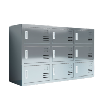 抚樽不锈钢鞋柜9门