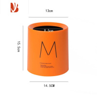 三维工匠桌面垃圾桶小号迷你家用北欧轻奢风床头茶几办公室高级收纳废纸篓