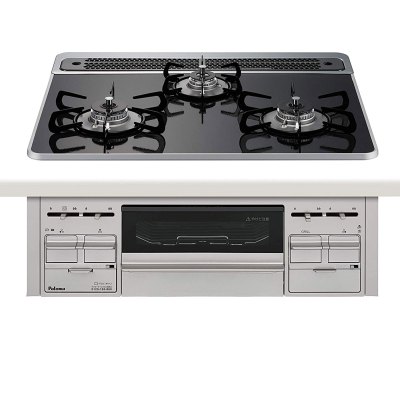 原装进口PALOMA/百乐满嵌入式燃气灶repla系列PD−509WS−60CK 13A天然气60cm