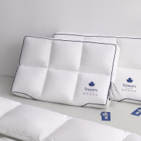 A类五星级酒店枕头不变形护颈椎助睡眠纯棉枕芯可水洗中低枕