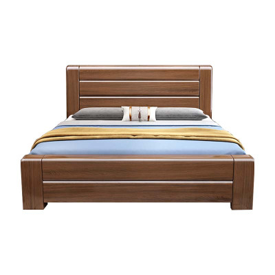 臻远ZY-SMC-112 现代简约实木床双人床 1.5米简约床