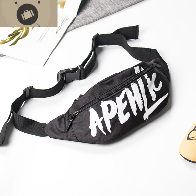 腰包男士潮牌单肩斜挎男包女士包包ins蹦迪嘻哈挎包日系原宿胸包艾狄伊娃斜挎包男