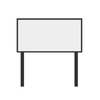 电帮务 600*500mm 白板架 定制不锈钢支架 定制版面内容(双面)(单位:个)