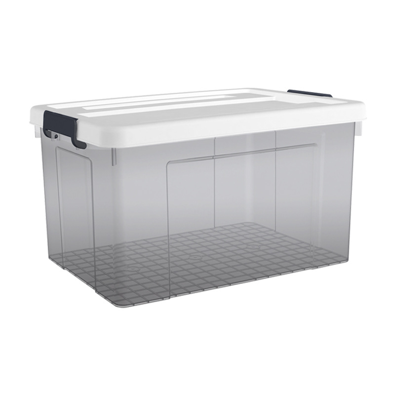 百晟长恒 BSCH-A82E 80L 白盖透明 收纳箱(计价单位:个)白盖透明