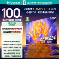 海信电视小墨E5Q 100英寸 超画质U+Mini LED 288Hz高刷 DeepSeek 智能柔光防眩 100E5Q