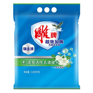 雕牌 超效加酶洗衣粉3.008kg 茉莉清香 新老包装随机发