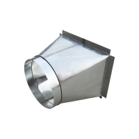 商用油烟净化一体机排烟变径400*800mm/平方米/镀锌1.0mm