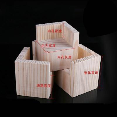 KB床脚垫腿木块茶几脚垫高块实木支撑脚沙发脚桌腿加高垫柜脚 内8x8cm增高10cm/个