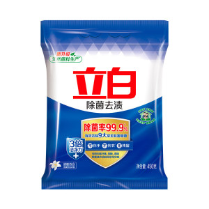 立白除菌去渍洗衣粉450g一袋