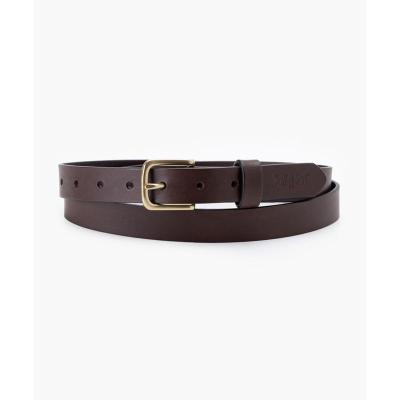  李维斯(LEVI'S)Levi's男士新款窄版皮质腰带百搭休闲皮带质感耐磨多功能