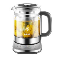 苏泊尔(SUPOR)养生壶1.5L花茶壶电水壶烧水壶开水壶保温煮茶壶玻璃电茶壶SW-15Y26